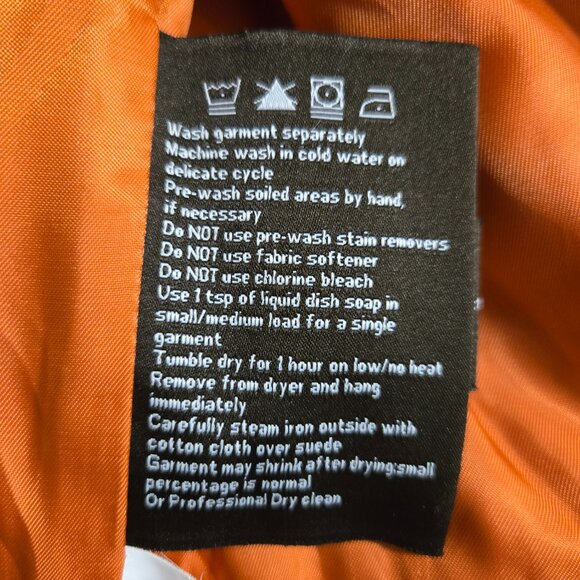 Danier Leather Suede Moto Jacket – Genuine Leather with Contrast Stitching - Picture 9 of 10